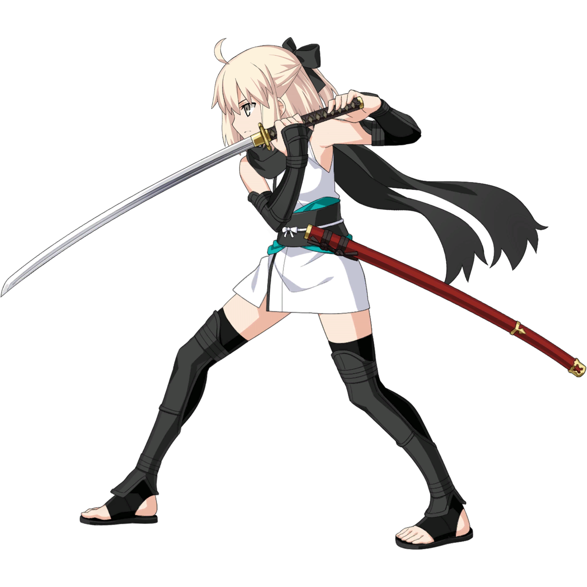 文件:Okita Souji Sprite2 2nd Renewal.png - Mooncell - 玩家共同构筑的FGO中文Wiki